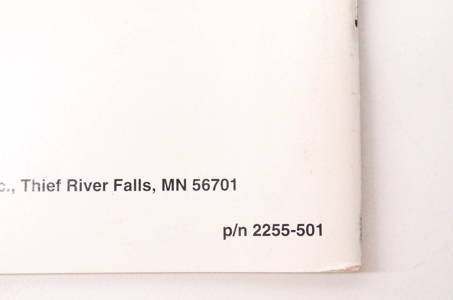 New OEM Arctic Cat 2255-501 1997 Z/ZL 440 Operator's Manual NOS