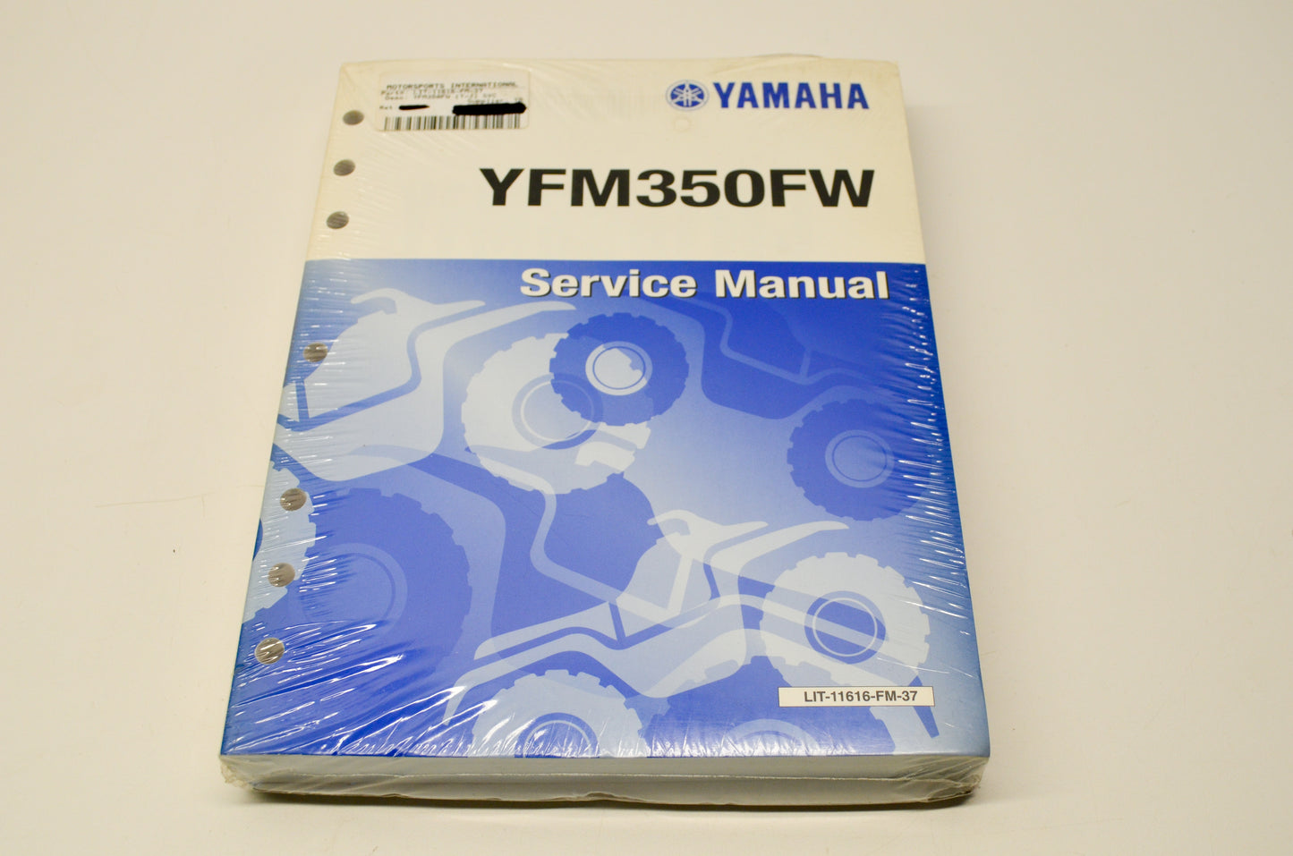 New OEM Yamaha LIT-11616-FM-37 Yamaha YFM350FW Service Shop Manual NOS