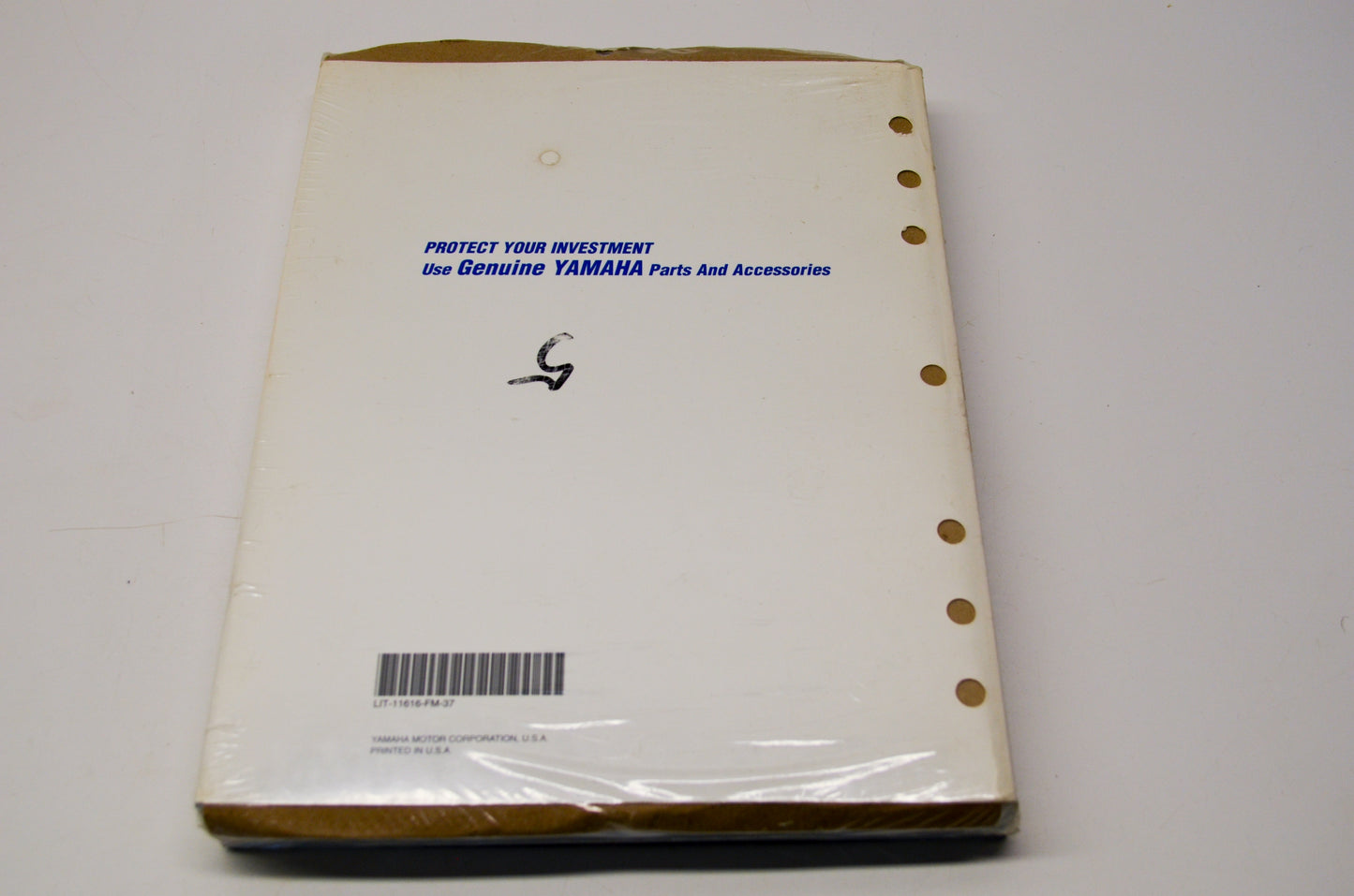 New OEM Yamaha LIT-11616-FM-37 Yamaha YFM350FW Service Shop Manual NOS