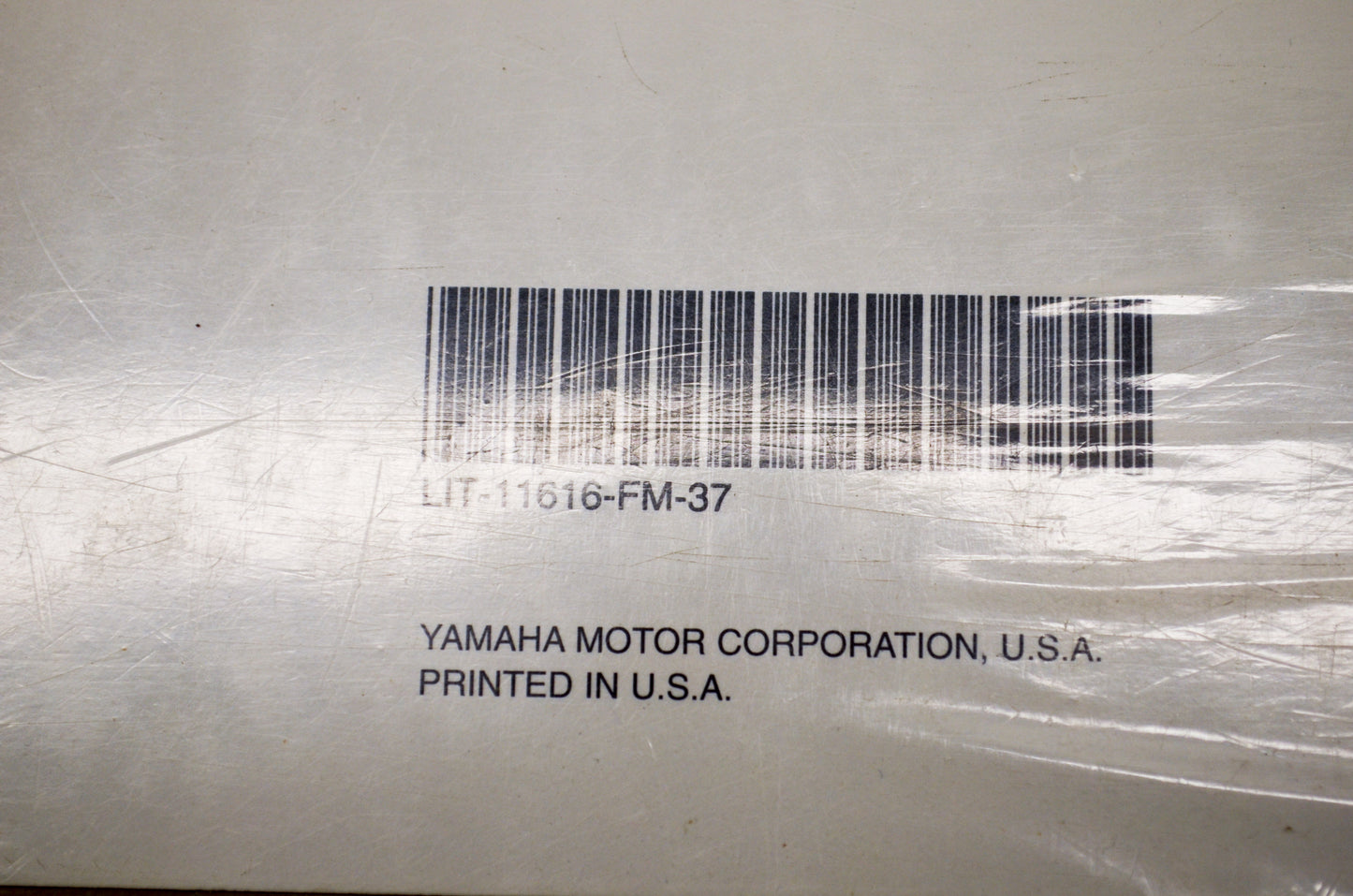 New OEM Yamaha LIT-11616-FM-37 Yamaha YFM350FW Service Shop Manual NOS