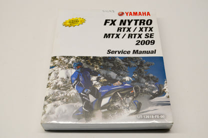 New OEM Yamaha LIT-12618-FX-00 09 FX Nytro Service Shop Manual NOS