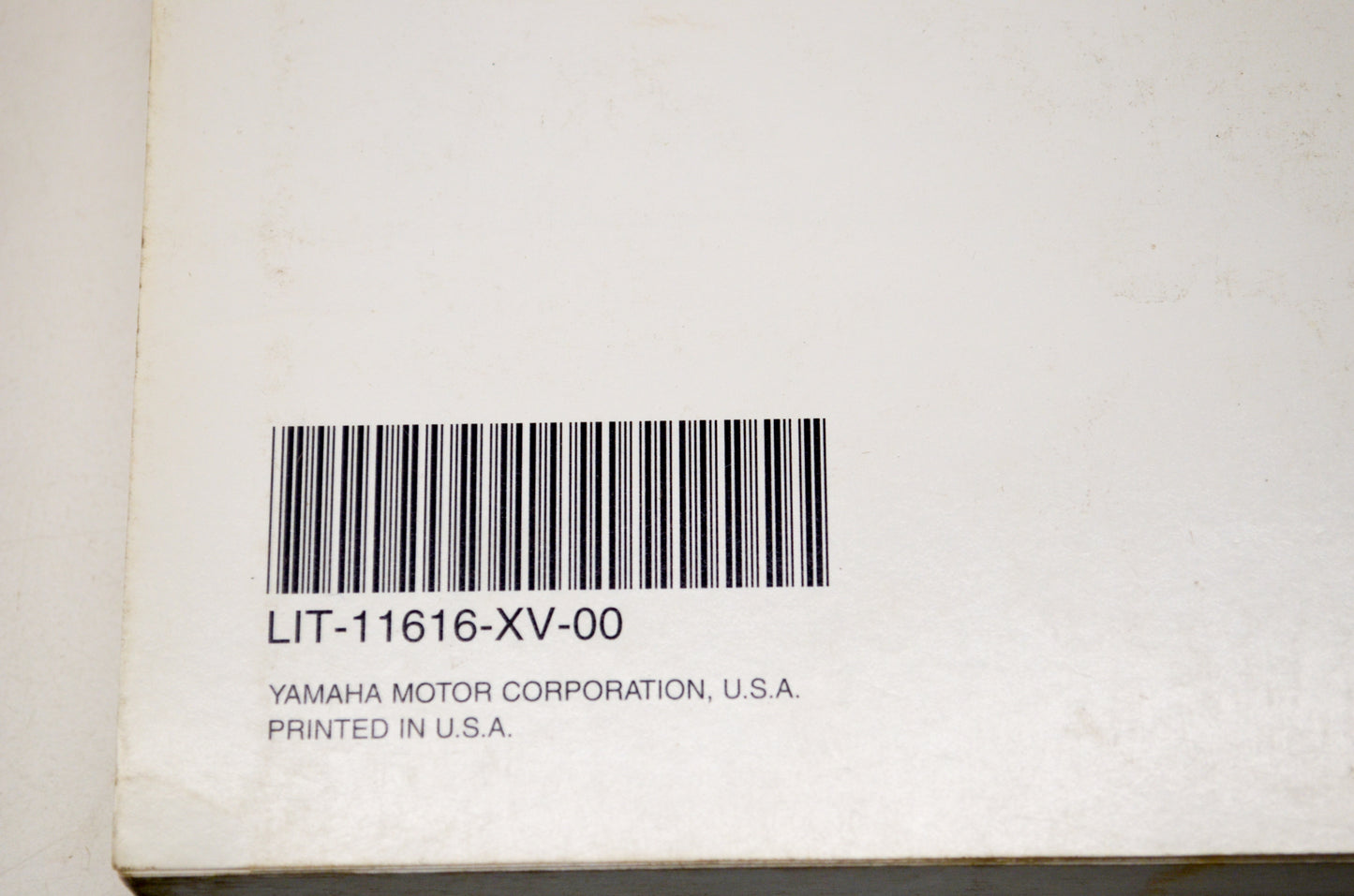 OEM Yamaha LIT-11616-XV-00 Yamaha XVS650 Service Shop Manual