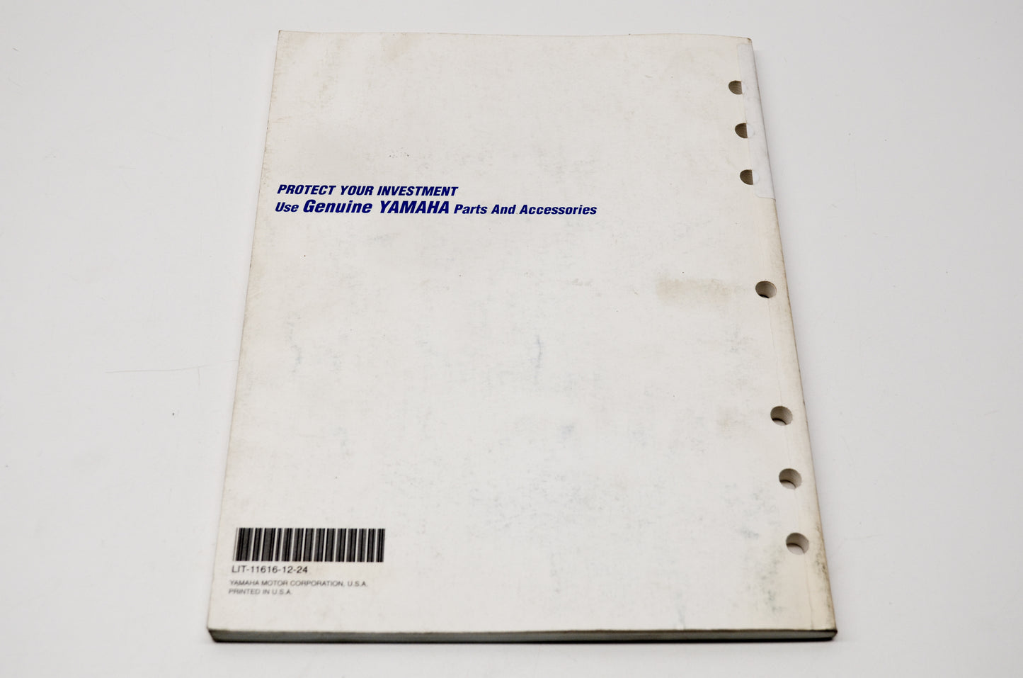 OEM Yamaha LIT-11616-12-24 YFM400FWBL/FWBLC Service Shop Manual