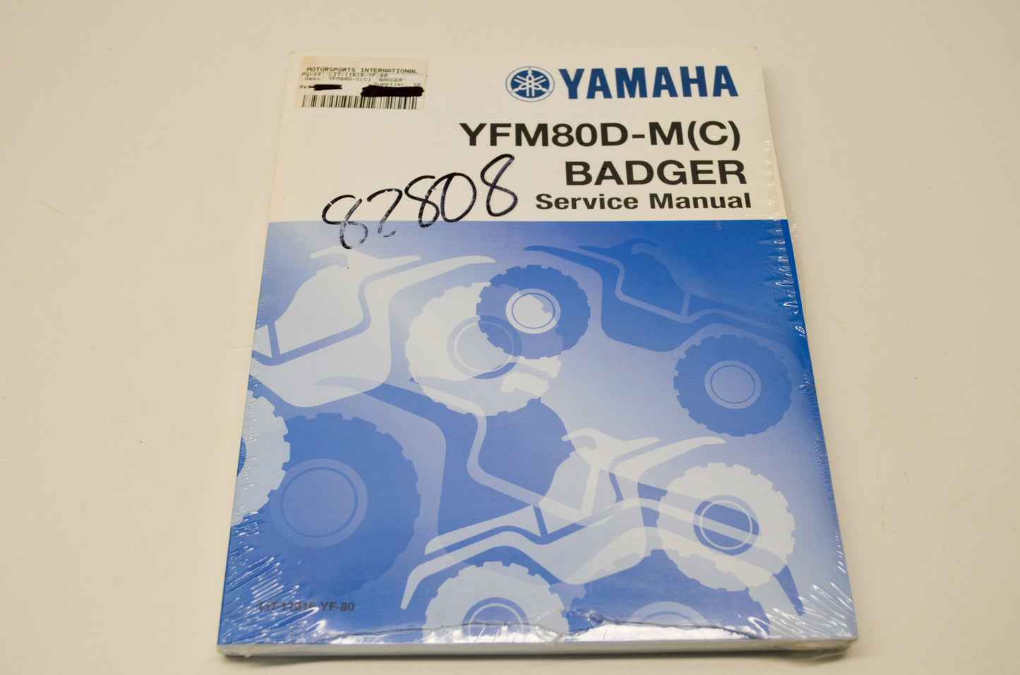 New OEM Yamaha LIT-11616-YF-80 YFM80D-M(C) Badger Service Shop Manual NOS