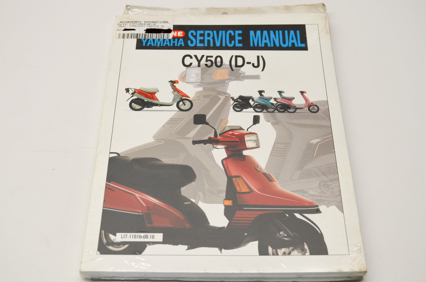 New OEM Yamaha LIT-11616-08-16 Yamaha CY50 (D-J) Service Shop Manual NOS
