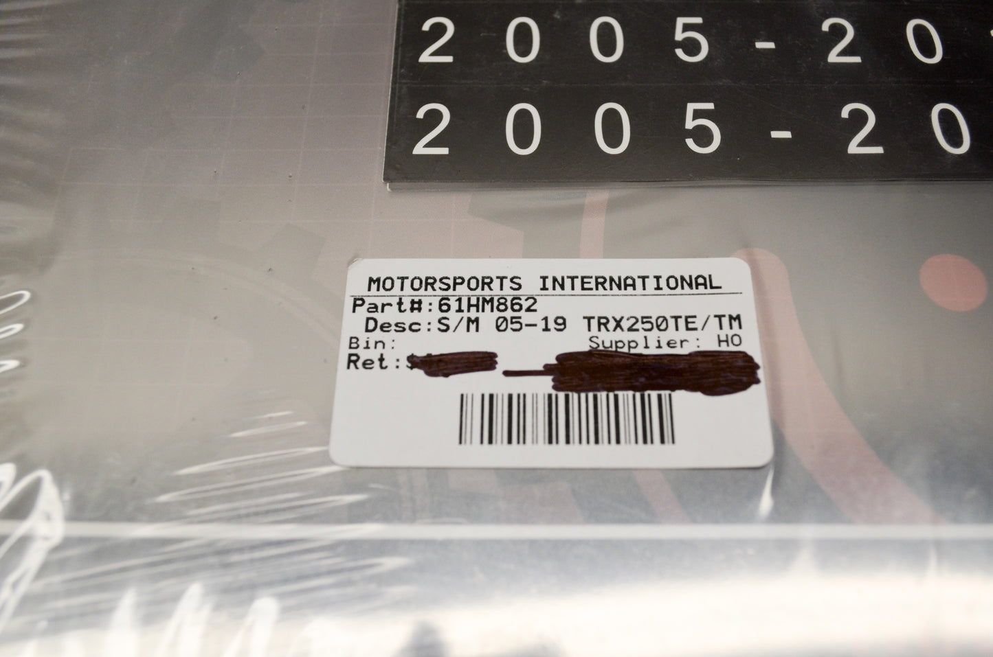 New OEM Honda 61HM862, MSV15420 05-16 TRX250TE/TM Service Shop Manual NOS