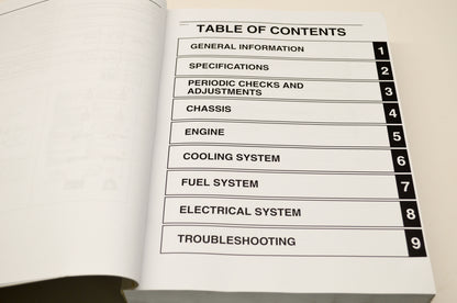 New OEM Yamaha LIT-11616-21-63 2008 FJR1300 Service Shop Manual NOS