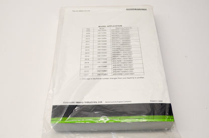 New OEM Kawasaki 99924-1413-09 Vulcan(VN) 1700 Voyager(ABS) Service Shop Manual NOS