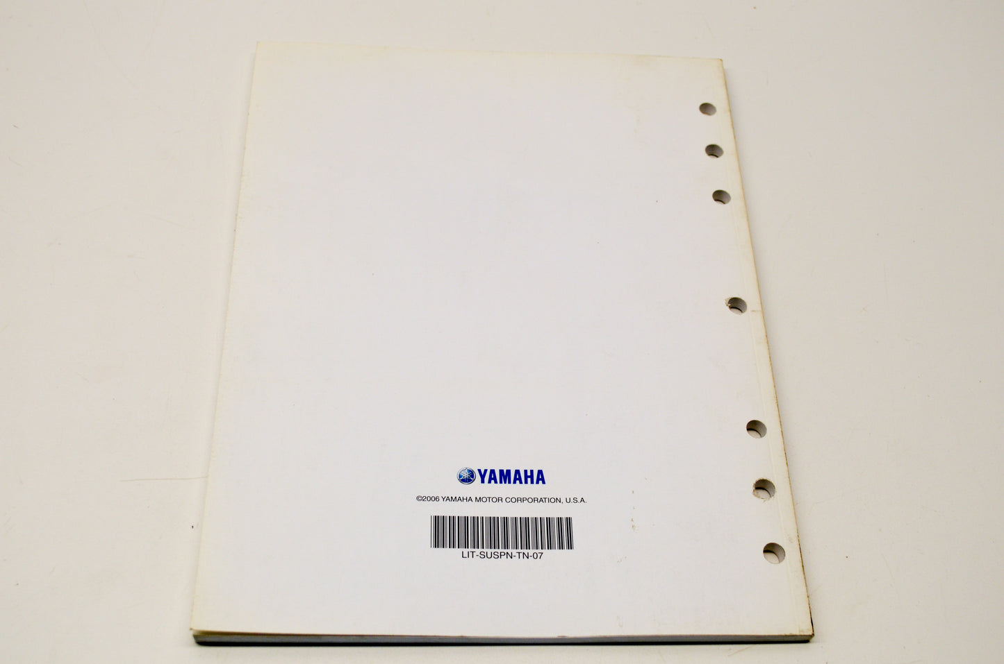 New OEM Yamaha LIT-SUSPN-TN-07 07 Snowmobile Suspension Tuning Manual NOS