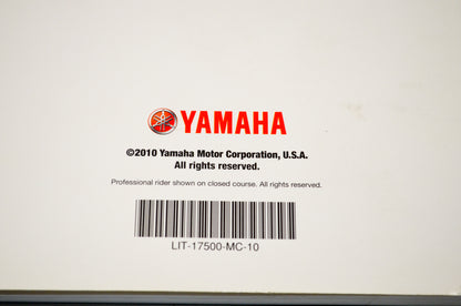 New OEM Yamaha LIT-17500-MC-10 2010 Motorcycle/Scooter Technical Update NOS