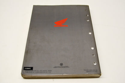 OEM Honda 61MBB06 98-04 VTR1000F Super Hawk Service Shop Manual