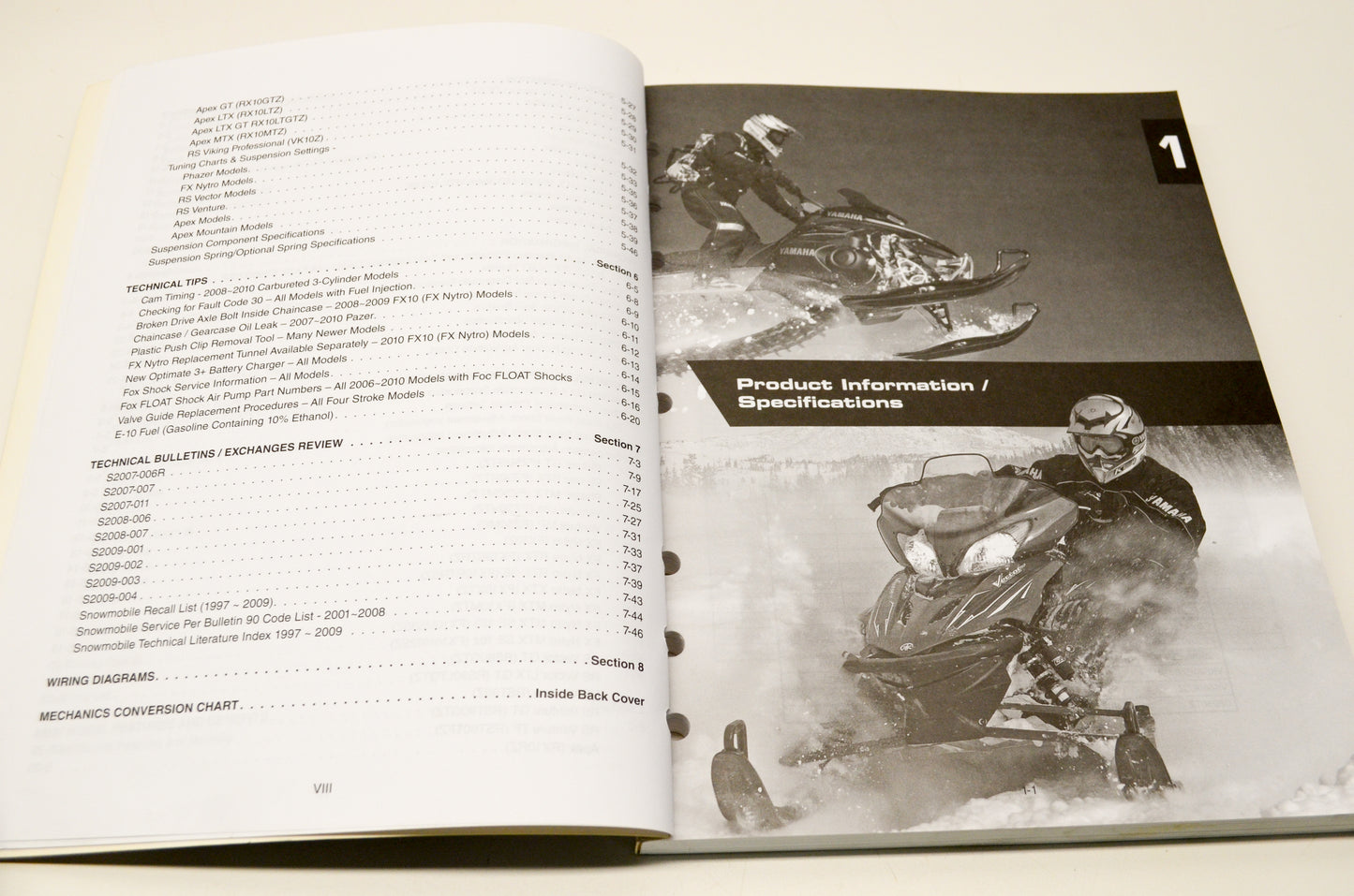 OEM Yamaha LIT-12468-00-10 2010 Snowmobile Technical Update