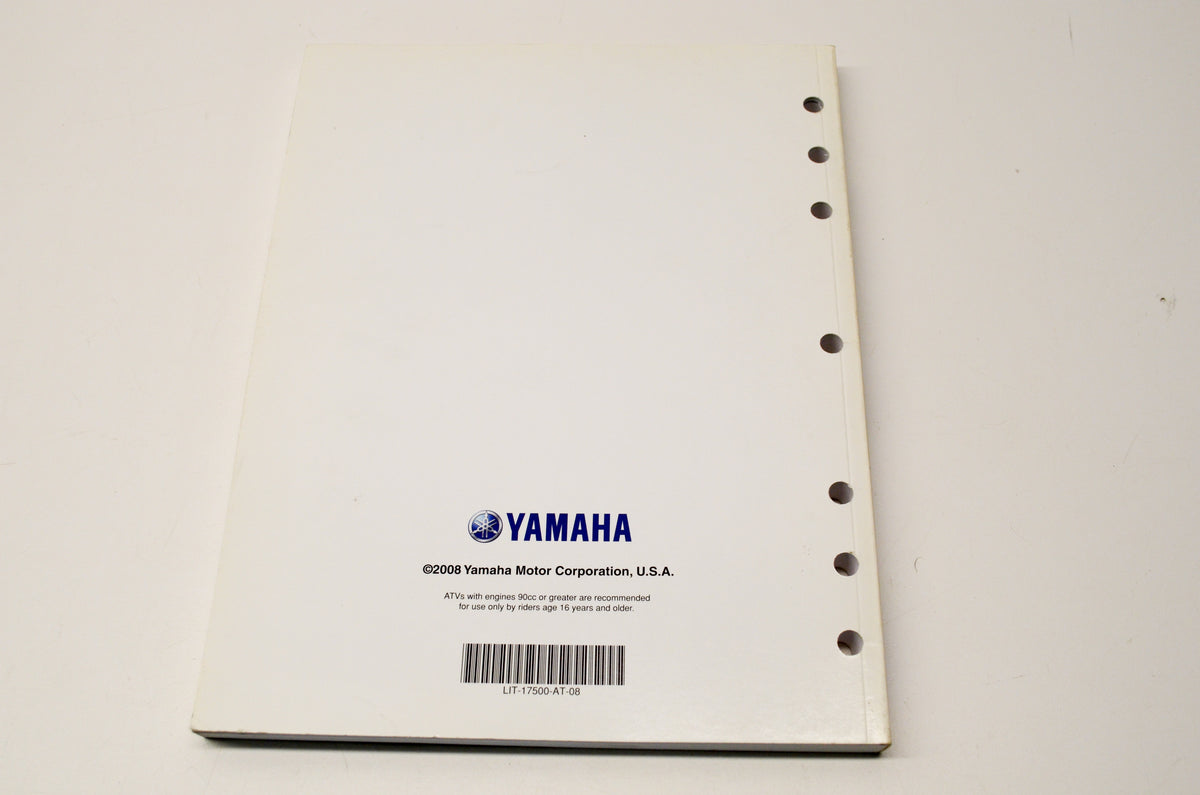 OEM Yamaha LIT-17500-AT-08 2008 ATV/SxS Technical Update