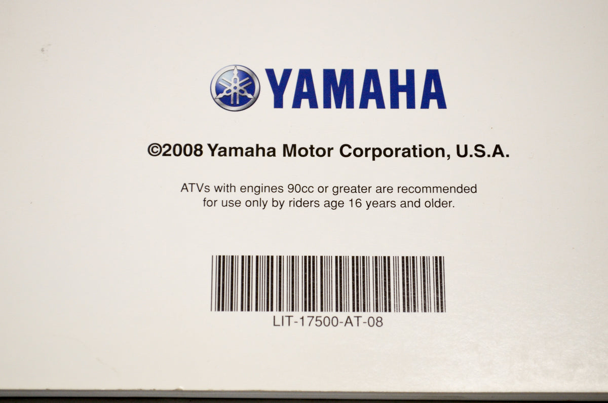 OEM Yamaha LIT-17500-AT-08 2008 ATV/SxS Technical Update