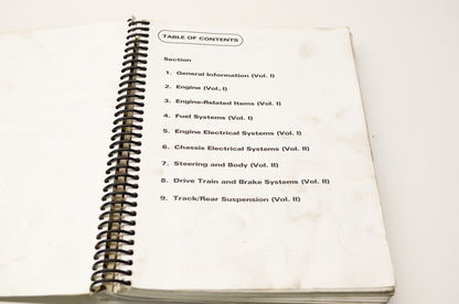 OEM Arctic Cat 2256-364 01 Arctic Cat Service Shop Manual Vol. 2