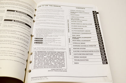 OEM Honda 61MCH00 02 VTX1800C Service Shop Manual