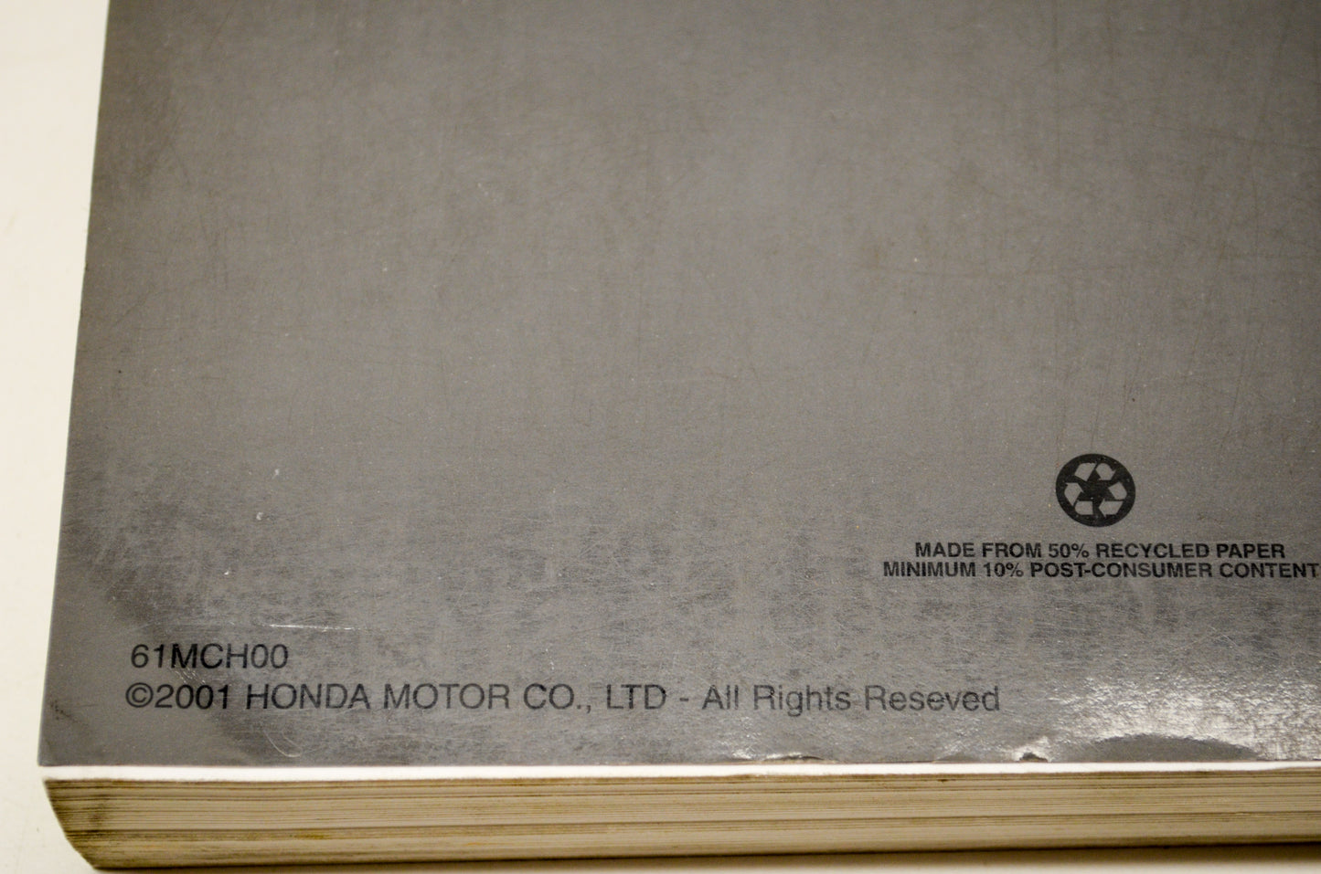 OEM Honda 61MCH00 02 VTX1800C Service Shop Manual