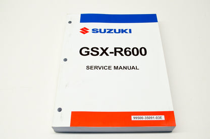 New OEM Suzuki 99500-35091-03E GSX-R600 Service Shop Manual NOS