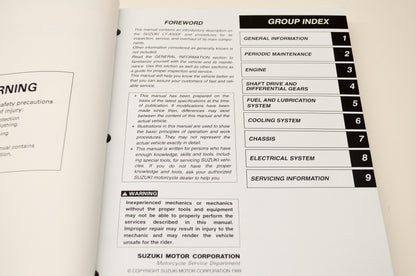 New OEM Suzuki 99500-44032-01E LF-A500F Service Shop Manual NOS