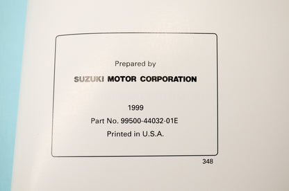 New OEM Suzuki 99500-44032-01E LF-A500F Service Shop Manual NOS