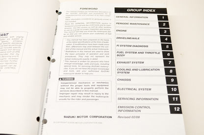 OEM Suzuki 99500-39292-03E VZR1800 Service Shop Manual