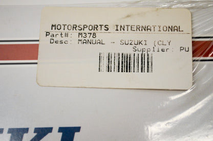 Clymer M378 Suzuki GS1100 FOURS 1980-1981 Service Shop Manual NOS