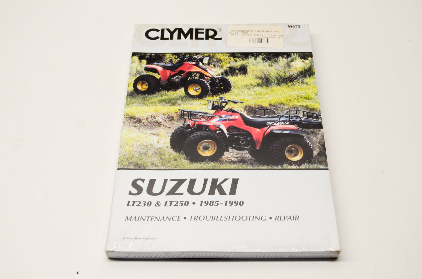 Clymer M475 Suzuki LT230 & LT250 85-90 Repair Manual NOS