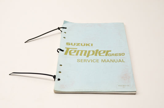 OEM Suzuki 99500-36031-03E 1990 Tempter GR650 Service Shop Manual