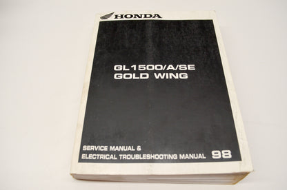 New OEM Honda 61MAM03-AH 98 GL1500/A/SE Service Shop Manual NOS