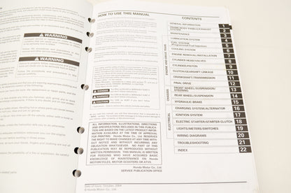 OEM Honda 61MCH03 02-05 VTX1800C/F Service Shop Manual