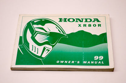 OEM Honda 31GN1720 99 XR80R Owner's Manual