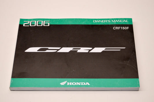 New OEM Honda 31KPT630 2006 CRF150F Owner's Manual NOS