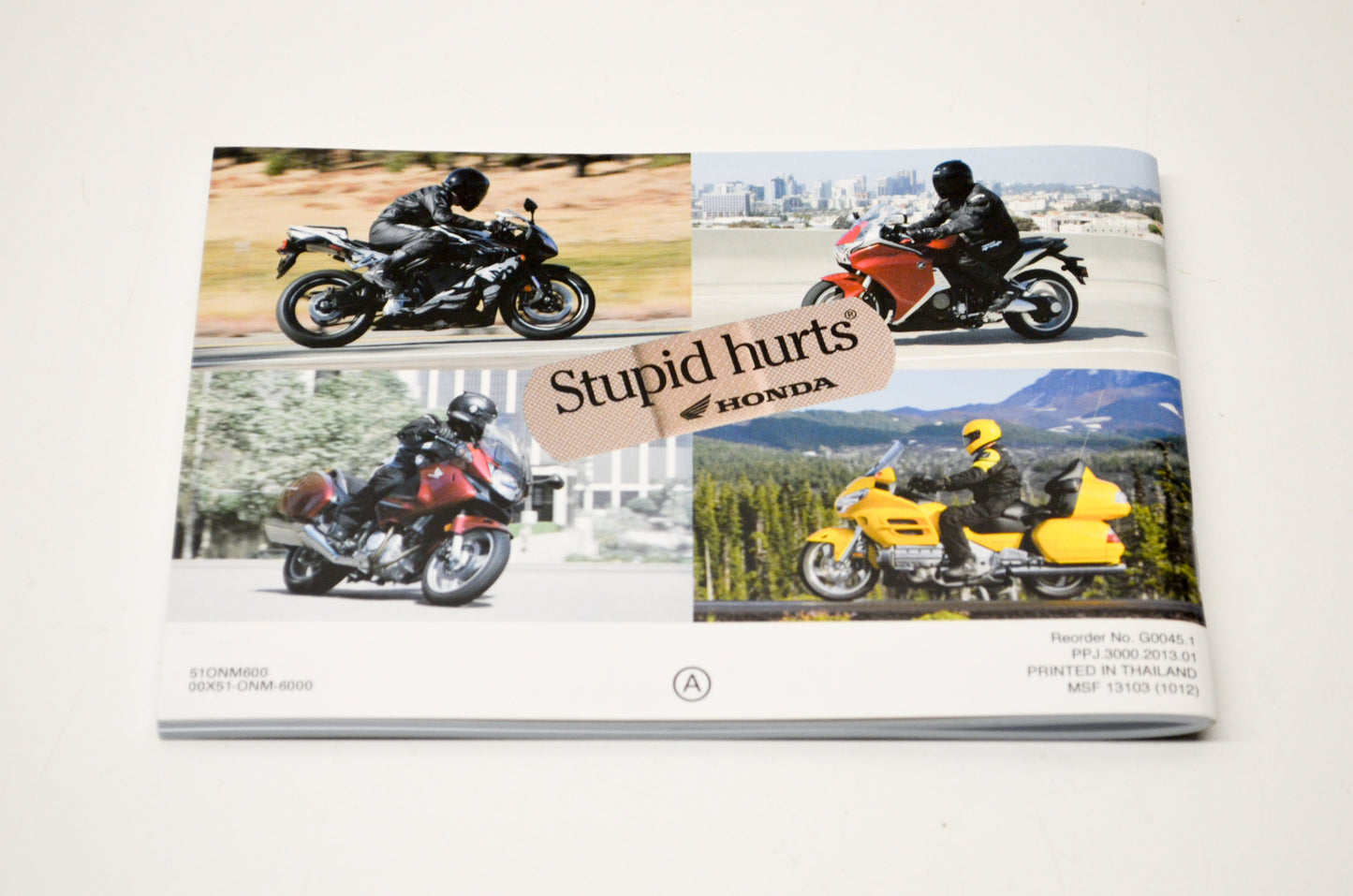 New OEM Honda You & Your Motorcycle Riding Tips Handbook NOS