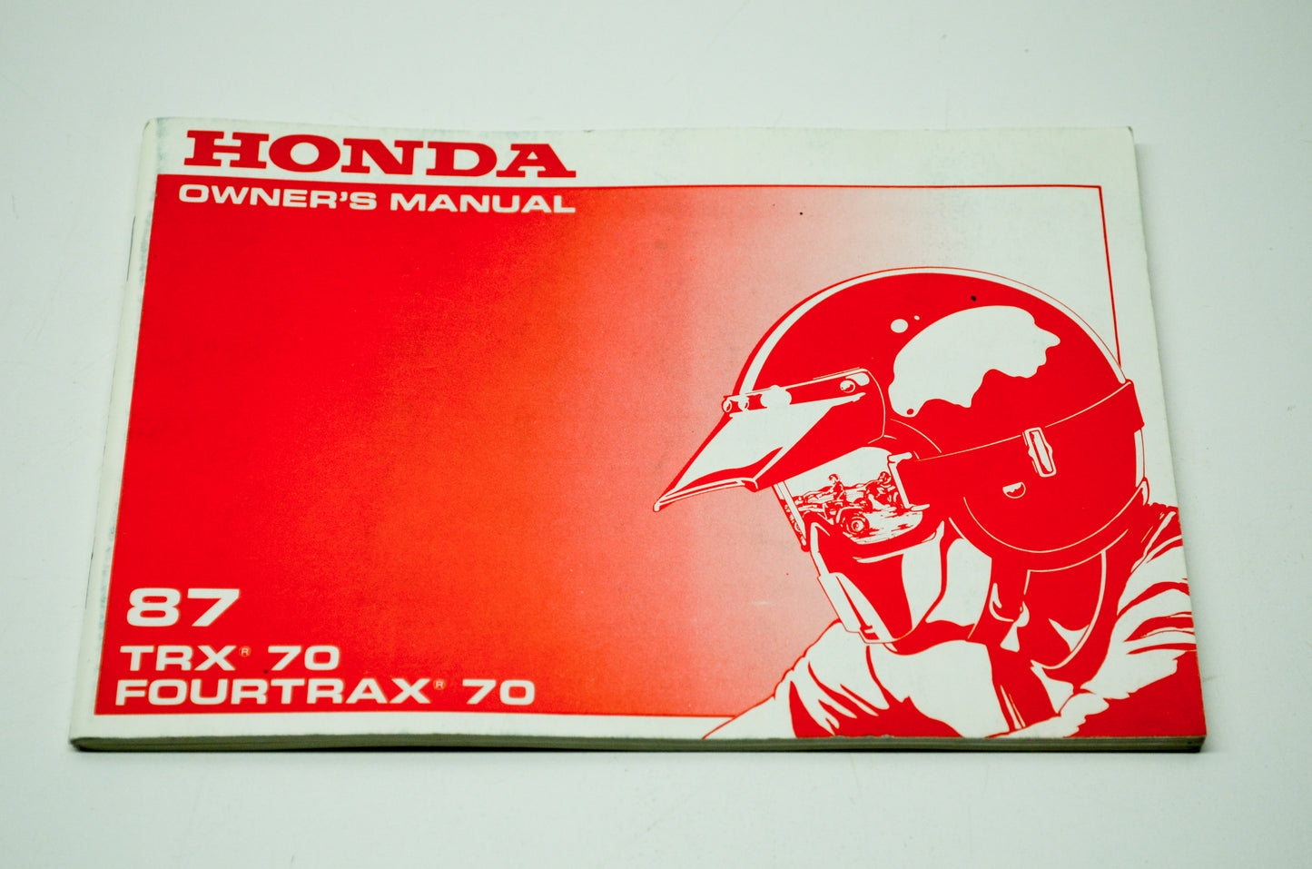 OEM Honda 31HB2610, 00X31-HB2-6100 87 TRX70 FOURTRAX 70 Owner's Manual