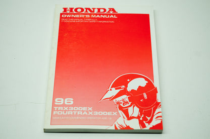 New OEM Honda 96 TRX300EX FOURTRAX300EX Owner's Manual NOS