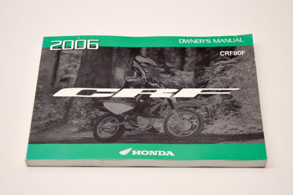 New OEM Honda 31GFW600 2006 CRF80F Owner's Manual NOS