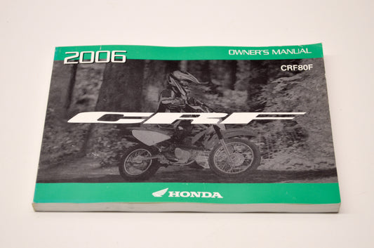 New OEM Honda 31GFW600 2006 CRF80F Owner's Manual NOS