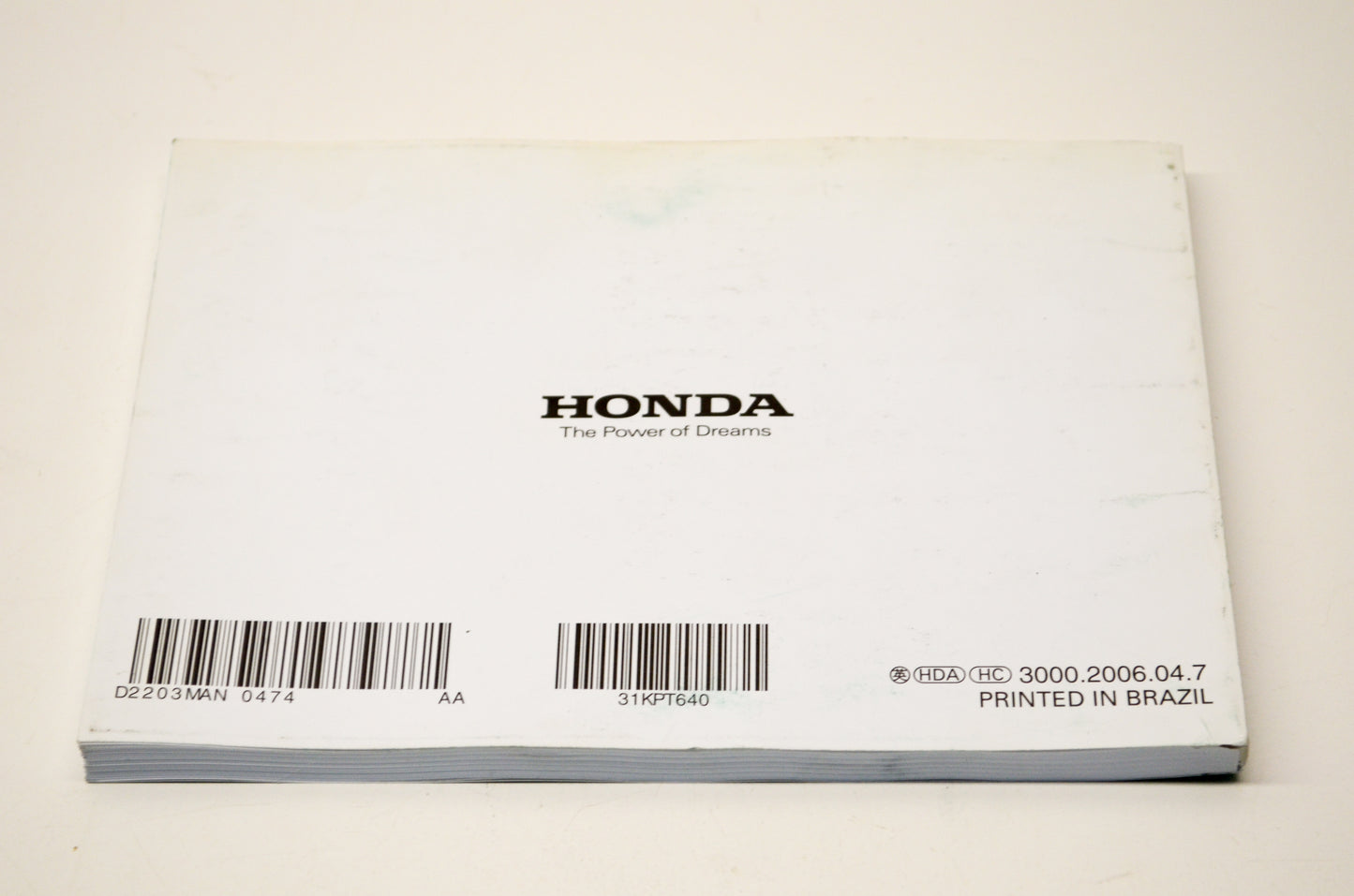 New OEM Honda 31KPT640 2007 CRF150F Owner's Manual NOS