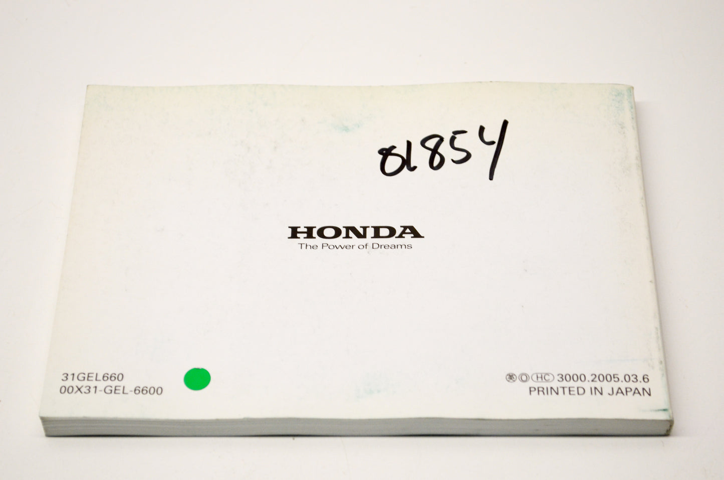 OEM Honda 31GEL660 2006 CRF50F Owner's Manual