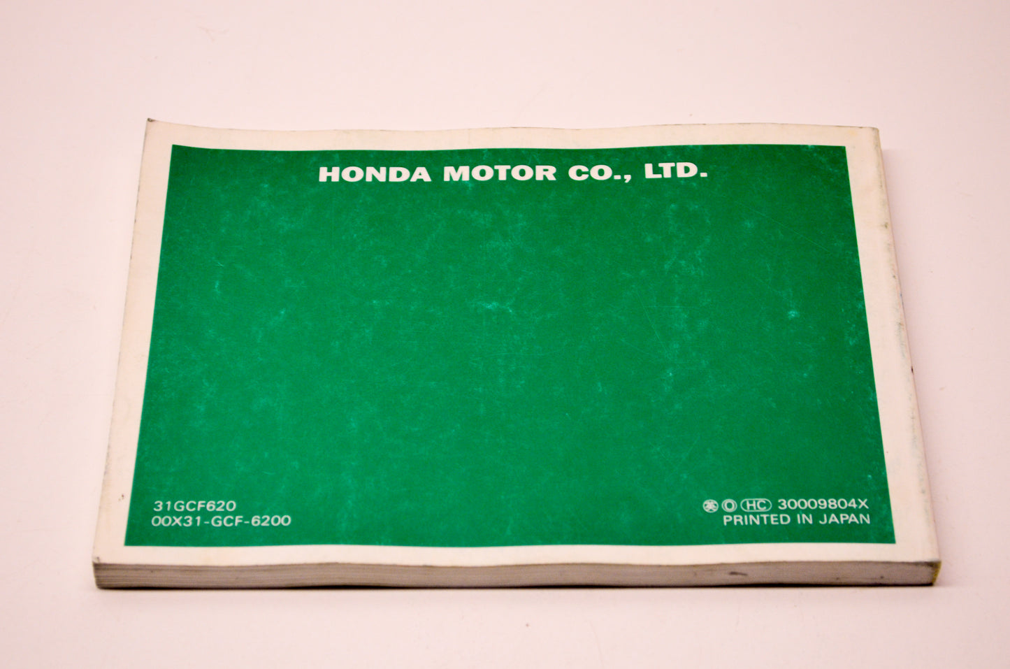 OEM Honda 31GCF620 1999 XR70R Owner's Manual