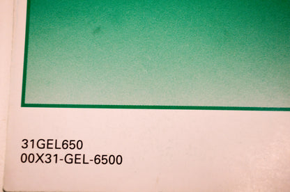 OEM Honda 31GEL650 2005 CRF50F Owner's Manual