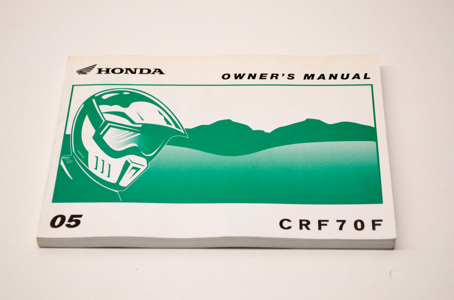 New OEM Honda 31GCF680 2005 CRF70F Owner's Manual NOS