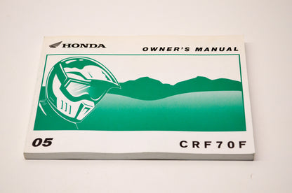 New OEM Honda 31GCF680 2005 CRF70F Owner's Manual NOS