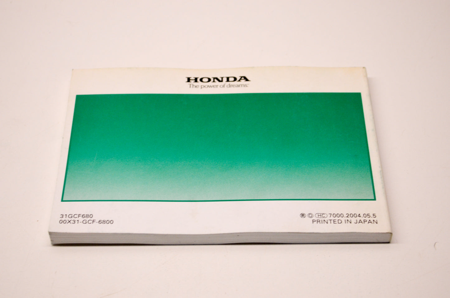 New OEM Honda 31GCF680 2005 CRF70F Owner's Manual NOS