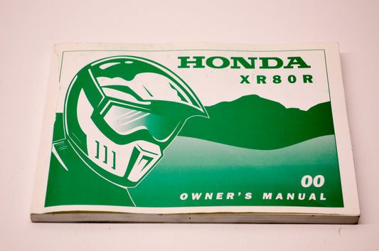 OEM Honda 31GN1730 2000 XR80R Owner's Manual