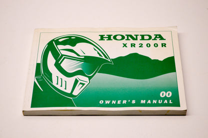 OEM Honda 31KT0720 2000 XR200R Owner's Manual