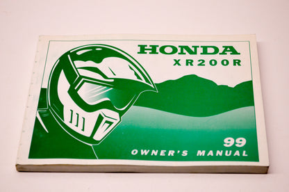 New OEM Honda 31KT0710 1999 XR200R Owner's Manual NOS