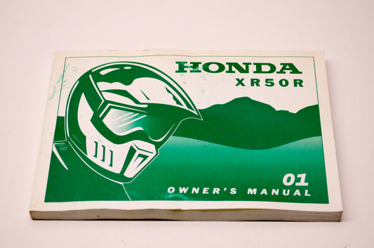 New OEM Honda 31GEL610 2001 XR50R Owner's Manual NOS