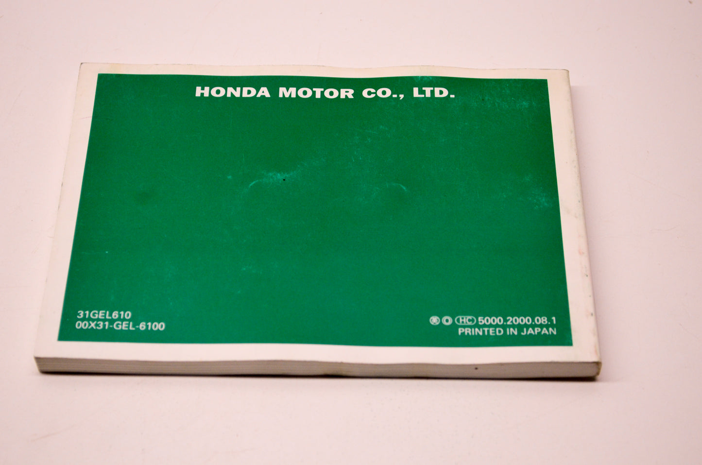 New OEM Honda 31GEL610 2001 XR50R Owner's Manual NOS