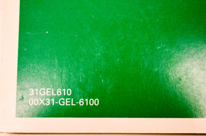 New OEM Honda 31GEL610 2001 XR50R Owner's Manual NOS